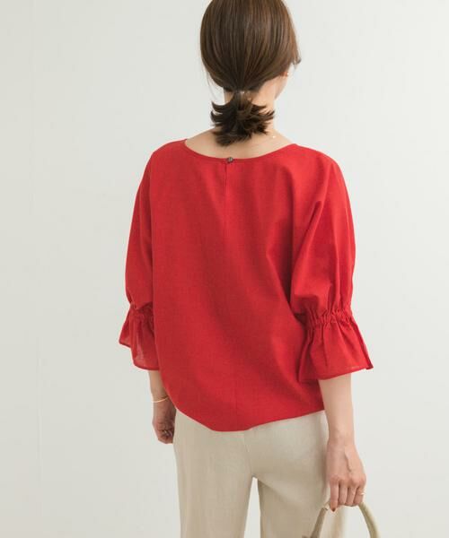 URBAN RESEARCH DOORS / アーバンリサーチ ドアーズ シャツ・ブラウス | 『WEB/一部店舗限定サイズ』『UR TECH 高機能リネン』キャンディースリーブブラウス | 詳細4