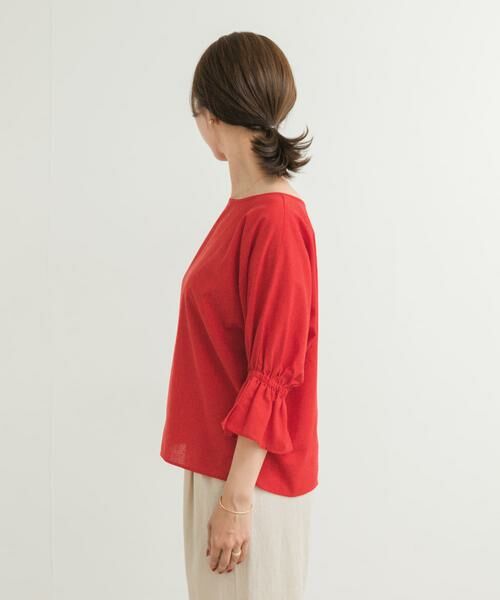 URBAN RESEARCH DOORS / アーバンリサーチ ドアーズ シャツ・ブラウス | 『WEB/一部店舗限定サイズ』『UR TECH 高機能リネン』キャンディースリーブブラウス | 詳細9