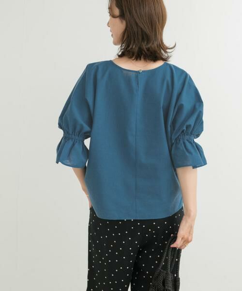 URBAN RESEARCH DOORS / アーバンリサーチ ドアーズ シャツ・ブラウス | 『WEB/一部店舗限定サイズ』『UR TECH 高機能リネン』キャンディースリーブブラウス | 詳細18