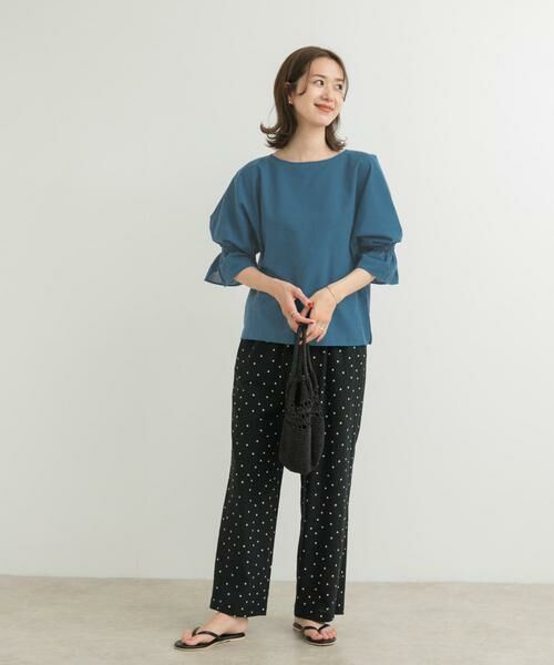 URBAN RESEARCH DOORS / アーバンリサーチ ドアーズ シャツ・ブラウス | 『WEB/一部店舗限定サイズ』『UR TECH 高機能リネン』キャンディースリーブブラウス | 詳細23