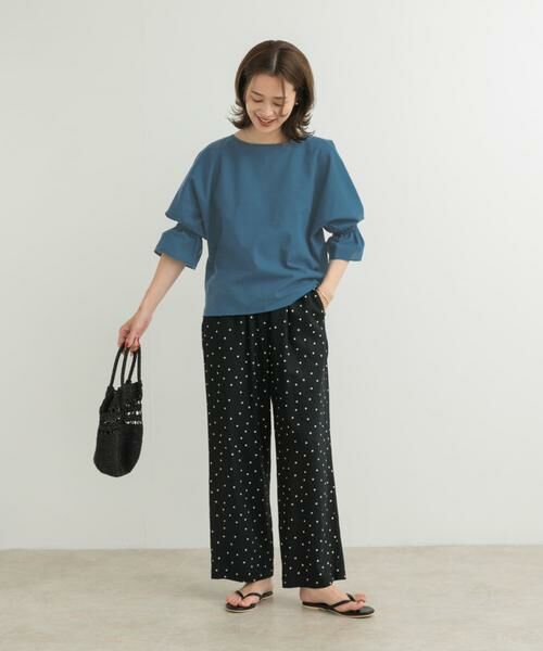 URBAN RESEARCH DOORS / アーバンリサーチ ドアーズ シャツ・ブラウス | 『WEB/一部店舗限定サイズ』『UR TECH 高機能リネン』キャンディースリーブブラウス | 詳細24