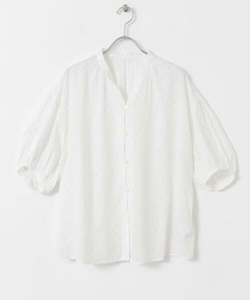 URBAN RESEARCH DOORS / アーバンリサーチ ドアーズ シャツ・ブラウス | グリッタードットギャザーブラウス | 詳細28