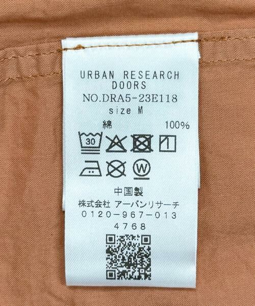 URBAN RESEARCH DOORS / アーバンリサーチ ドアーズ シャツ・ブラウス | 製品染めロールスリーブブラウス | 詳細15
