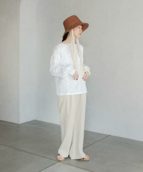 URBAN RESEARCH DOORS / アーバンリサーチ ドアーズ シャツ・ブラウス | 立体刺繍ブラウス | 詳細10