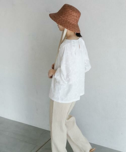 URBAN RESEARCH DOORS / アーバンリサーチ ドアーズ シャツ・ブラウス | 立体刺繍ブラウス | 詳細4