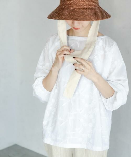 URBAN RESEARCH DOORS / アーバンリサーチ ドアーズ シャツ・ブラウス | 立体刺繍ブラウス | 詳細5