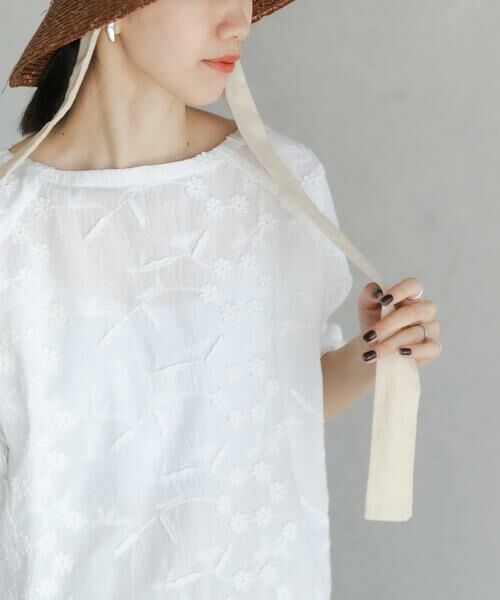 URBAN RESEARCH DOORS / アーバンリサーチ ドアーズ シャツ・ブラウス | 立体刺繍ブラウス | 詳細8