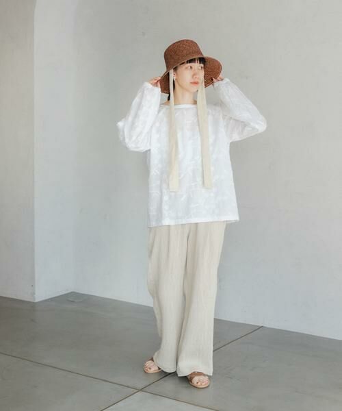 URBAN RESEARCH DOORS / アーバンリサーチ ドアーズ シャツ・ブラウス | 立体刺繍ブラウス | 詳細9