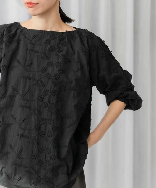 URBAN RESEARCH DOORS / アーバンリサーチ ドアーズ シャツ・ブラウス | 立体刺繍ブラウス | 詳細13