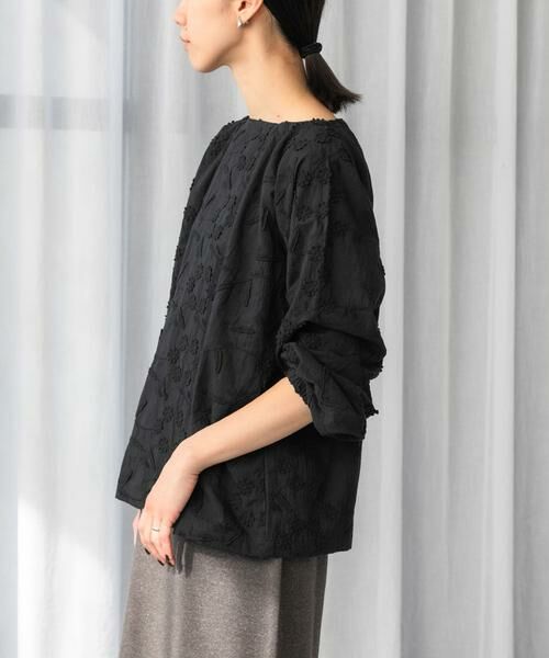 URBAN RESEARCH DOORS / アーバンリサーチ ドアーズ シャツ・ブラウス | 立体刺繍ブラウス | 詳細17