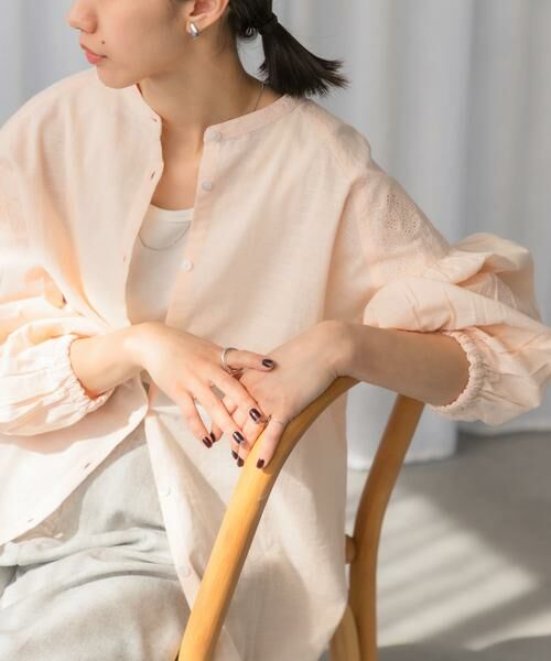 URBAN RESEARCH DOORS / アーバンリサーチ ドアーズ シャツ・ブラウス | 刺繍ボリュームスリーブブラウス | 詳細11