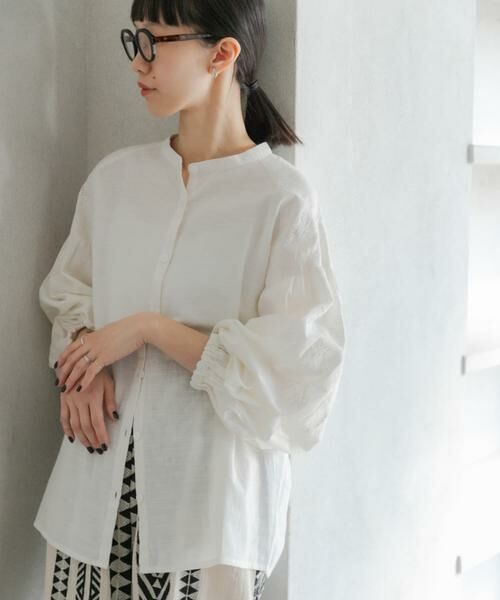 URBAN RESEARCH DOORS / アーバンリサーチ ドアーズ シャツ・ブラウス | 刺繍ボリュームスリーブブラウス | 詳細22