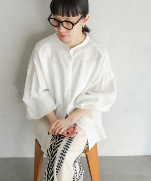 URBAN RESEARCH DOORS / アーバンリサーチ ドアーズ シャツ・ブラウス | 刺繍ボリュームスリーブブラウス | 詳細25