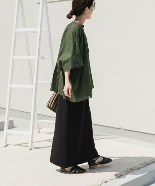 URBAN RESEARCH DOORS / アーバンリサーチ ドアーズ シャツ・ブラウス | コットンボイルロールアップスリーブブラウス | 詳細6