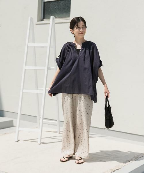 URBAN RESEARCH DOORS / アーバンリサーチ ドアーズ シャツ・ブラウス | コットンボイルロールアップスリーブブラウス | 詳細18