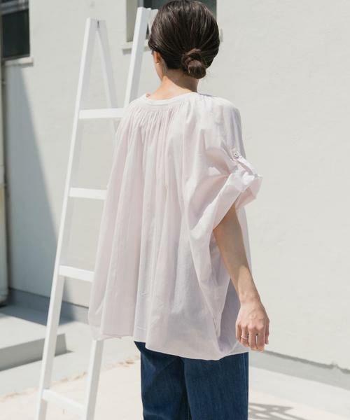 URBAN RESEARCH DOORS / アーバンリサーチ ドアーズ シャツ・ブラウス | コットンボイルロールアップスリーブブラウス | 詳細29