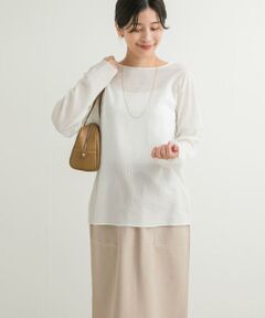 URBAN RESEARCH DOORS / アーバンリサーチ ドアーズ シャツ・ブラウス | コットンシアーTブラウス