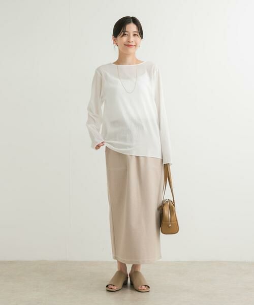 URBAN RESEARCH DOORS / アーバンリサーチ ドアーズ シャツ・ブラウス | コットンシアーTブラウス | 詳細6