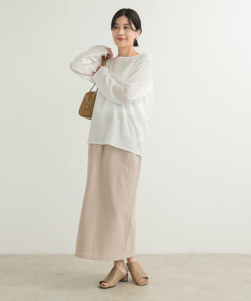 URBAN RESEARCH DOORS / アーバンリサーチ ドアーズ シャツ・ブラウス | コットンシアーTブラウス | 詳細7