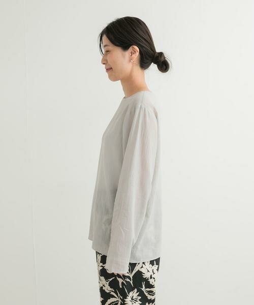 URBAN RESEARCH DOORS / アーバンリサーチ ドアーズ シャツ・ブラウス | コットンシアーTブラウス | 詳細19
