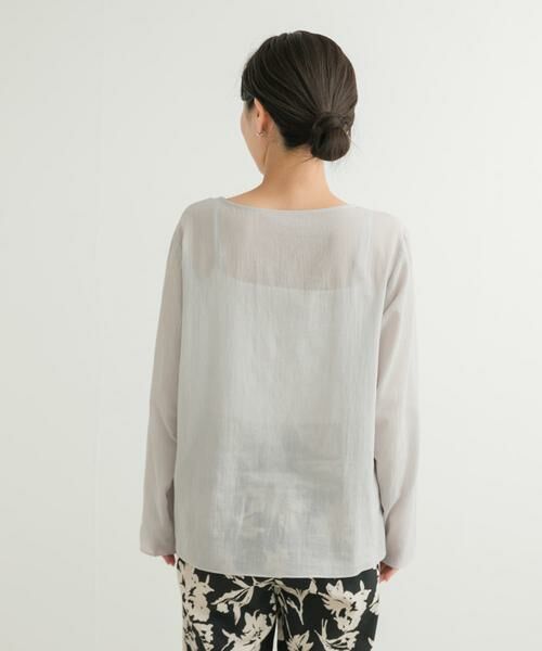 URBAN RESEARCH DOORS / アーバンリサーチ ドアーズ シャツ・ブラウス | コットンシアーTブラウス | 詳細20