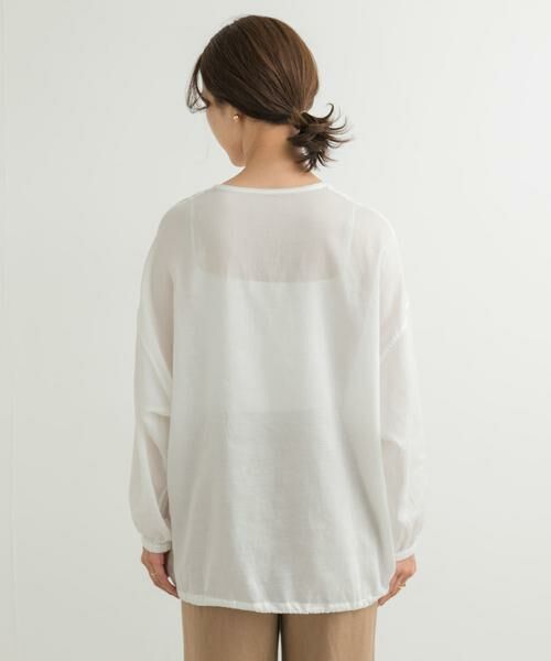 URBAN RESEARCH DOORS / アーバンリサーチ ドアーズ チュニック | リネンブレンドドロストチュニック | 詳細10
