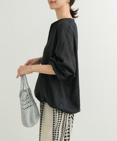 URBAN RESEARCH DOORS / アーバンリサーチ ドアーズ チュニック | リネンブレンドドロストチュニック | 詳細16