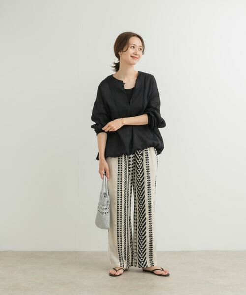 URBAN RESEARCH DOORS / アーバンリサーチ ドアーズ チュニック | リネンブレンドドロストチュニック | 詳細18