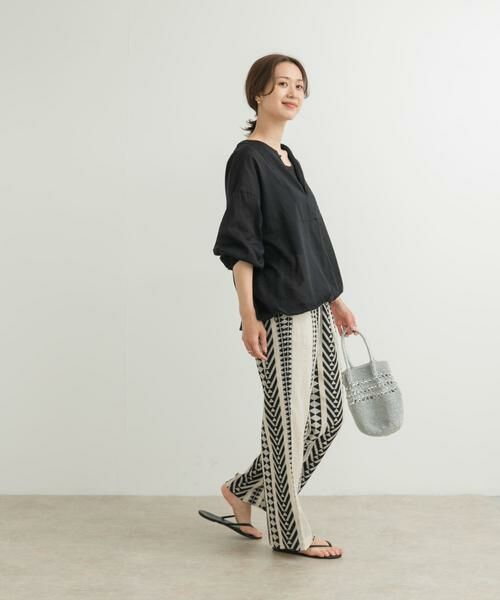 URBAN RESEARCH DOORS / アーバンリサーチ ドアーズ チュニック | リネンブレンドドロストチュニック | 詳細19