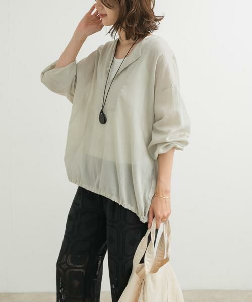 URBAN RESEARCH DOORS / アーバンリサーチ ドアーズ チュニック | リネンブレンドドロストチュニック | 詳細22