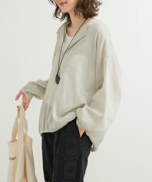 URBAN RESEARCH DOORS / アーバンリサーチ ドアーズ チュニック | リネンブレンドドロストチュニック | 詳細23