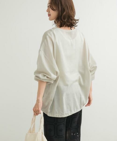 URBAN RESEARCH DOORS / アーバンリサーチ ドアーズ チュニック | リネンブレンドドロストチュニック | 詳細26