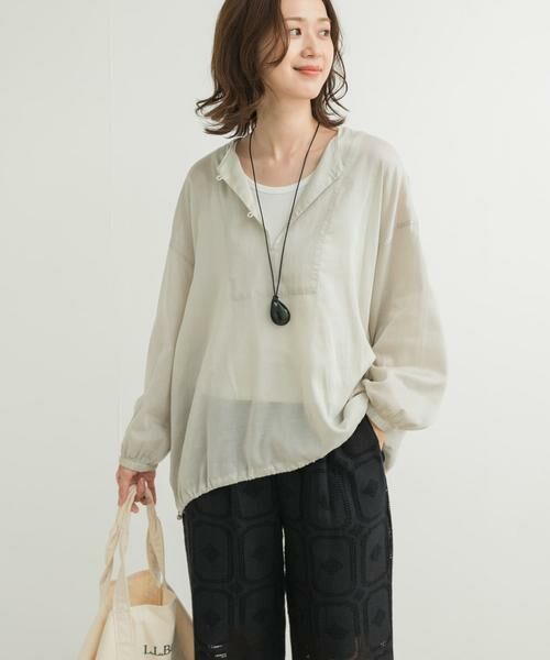 URBAN RESEARCH DOORS / アーバンリサーチ ドアーズ チュニック | リネンブレンドドロストチュニック | 詳細27