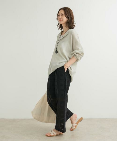URBAN RESEARCH DOORS / アーバンリサーチ ドアーズ チュニック | リネンブレンドドロストチュニック | 詳細29