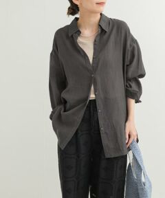 URBAN RESEARCH DOORS / アーバンリサーチ ドアーズ シャツ・ブラウス | ラミー混ルーズシャツ