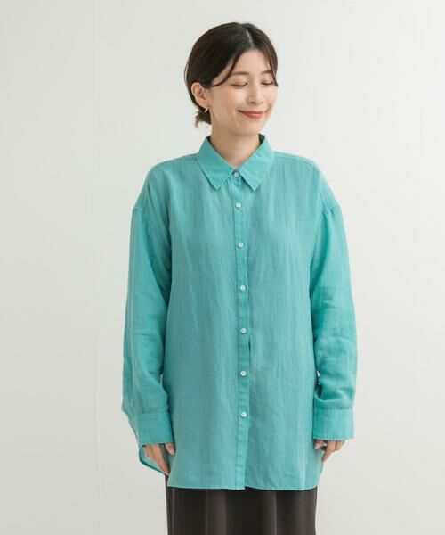 URBAN RESEARCH DOORS / アーバンリサーチ ドアーズ シャツ・ブラウス | ラミー混ルーズシャツ | 詳細11