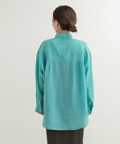 URBAN RESEARCH DOORS / アーバンリサーチ ドアーズ シャツ・ブラウス | ラミー混ルーズシャツ | 詳細13