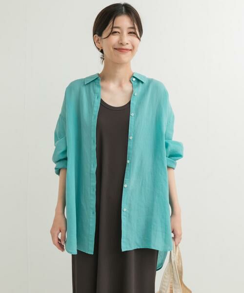 URBAN RESEARCH DOORS / アーバンリサーチ ドアーズ シャツ・ブラウス | ラミー混ルーズシャツ | 詳細2