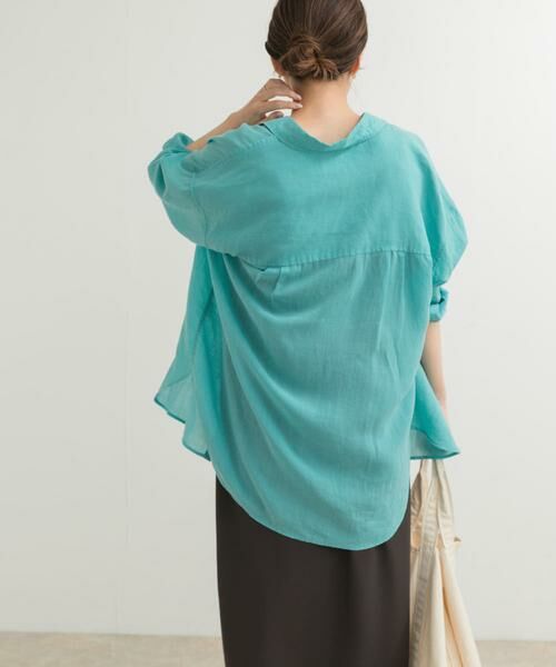 URBAN RESEARCH DOORS / アーバンリサーチ ドアーズ シャツ・ブラウス | ラミー混ルーズシャツ | 詳細6