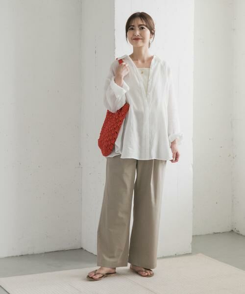 URBAN RESEARCH DOORS / アーバンリサーチ ドアーズ シャツ・ブラウス | ラミー混ルーズシャツ | 詳細25