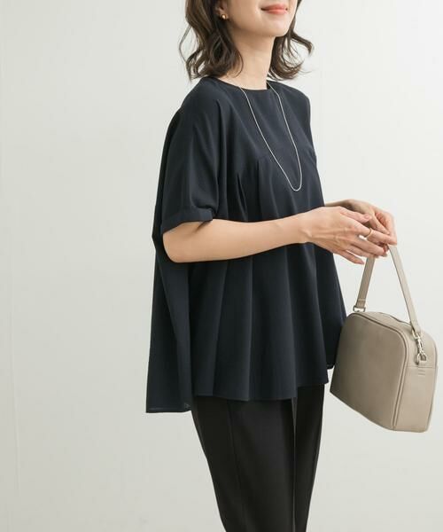 URBAN RESEARCH DOORS / アーバンリサーチ ドアーズ Tシャツ | フレア切替えブラウス | 詳細16