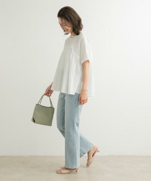 URBAN RESEARCH DOORS / アーバンリサーチ ドアーズ Tシャツ | フレア切替えブラウス | 詳細28