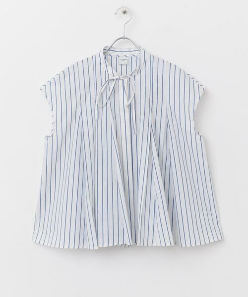 URBAN RESEARCH DOORS / アーバンリサーチ ドアーズ シャツ・ブラウス | ストライプリボンフレアフレンチブラウス | 詳細26