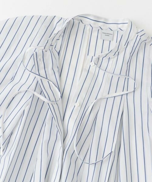 URBAN RESEARCH DOORS / アーバンリサーチ ドアーズ シャツ・ブラウス | ストライプリボンフレアフレンチブラウス | 詳細27