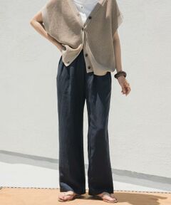 URBAN RESEARCH DOORS / アーバンリサーチ ドアーズ その他パンツ | リネン混イージーパンツ