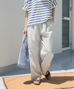 新品タグ付き LE GLAZIK リネンパンツ DOORS セール】Le GLAZIK DRAWSTRINGPANTS（その他パンツ）｜LE GLAZIK