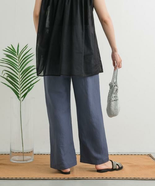 URBAN RESEARCH DOORS / アーバンリサーチ ドアーズ その他パンツ | リネン混イージーパンツ | 詳細19
