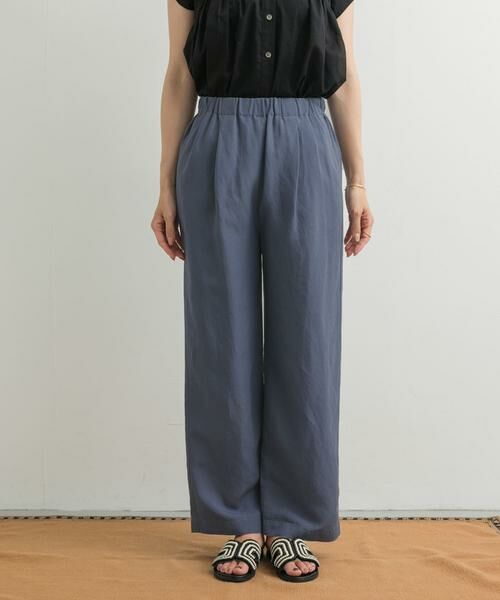 URBAN RESEARCH DOORS / アーバンリサーチ ドアーズ その他パンツ | リネン混イージーパンツ | 詳細22