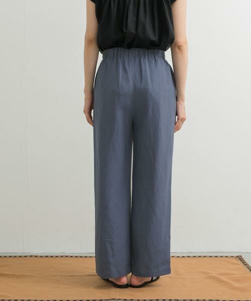URBAN RESEARCH DOORS / アーバンリサーチ ドアーズ その他パンツ | リネン混イージーパンツ | 詳細24