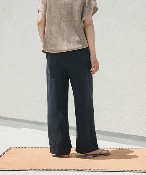 URBAN RESEARCH DOORS / アーバンリサーチ ドアーズ その他パンツ | リネン混イージーパンツ | 詳細27